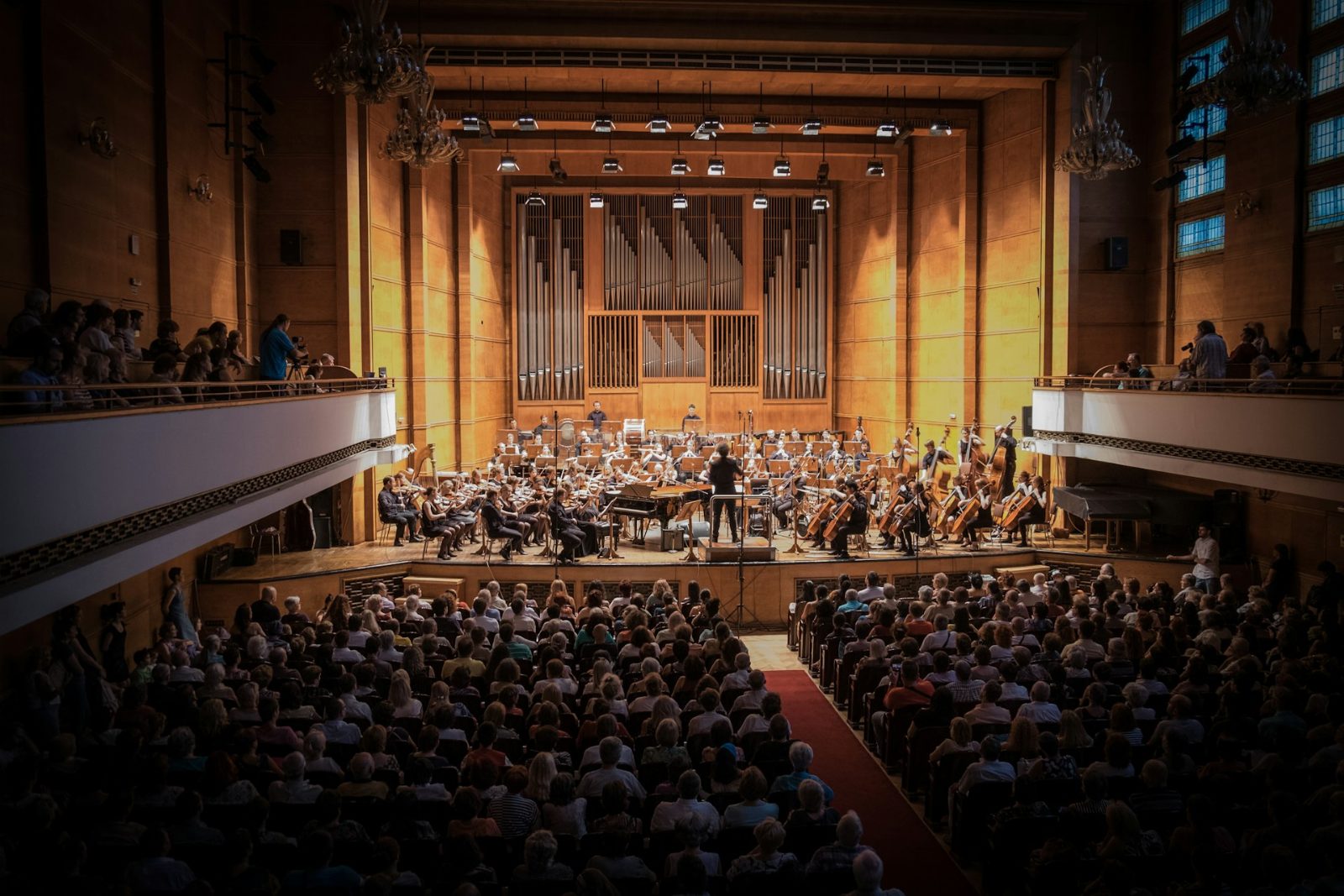 Classical orchestra concert hall season