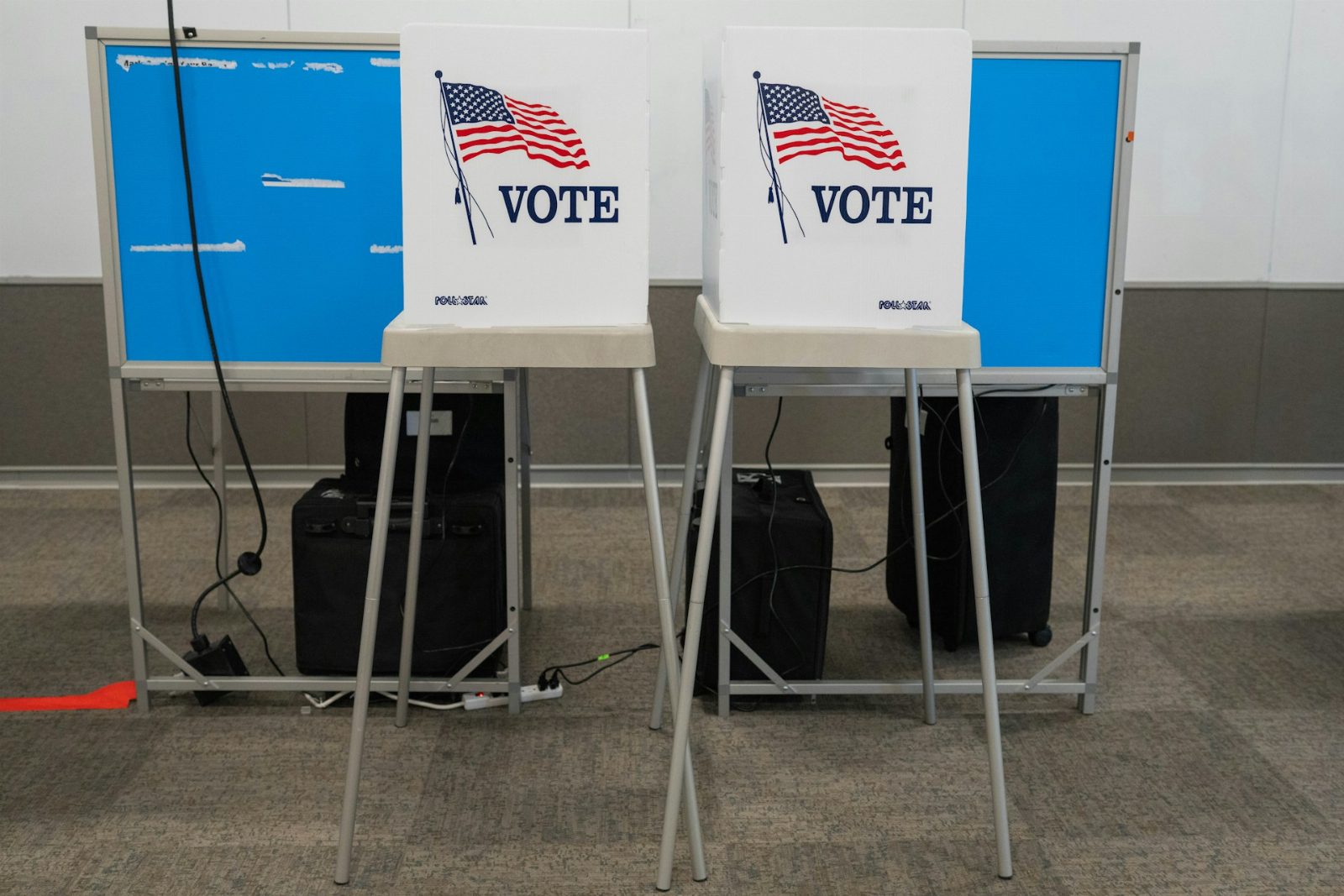 Ballot box vote election booth